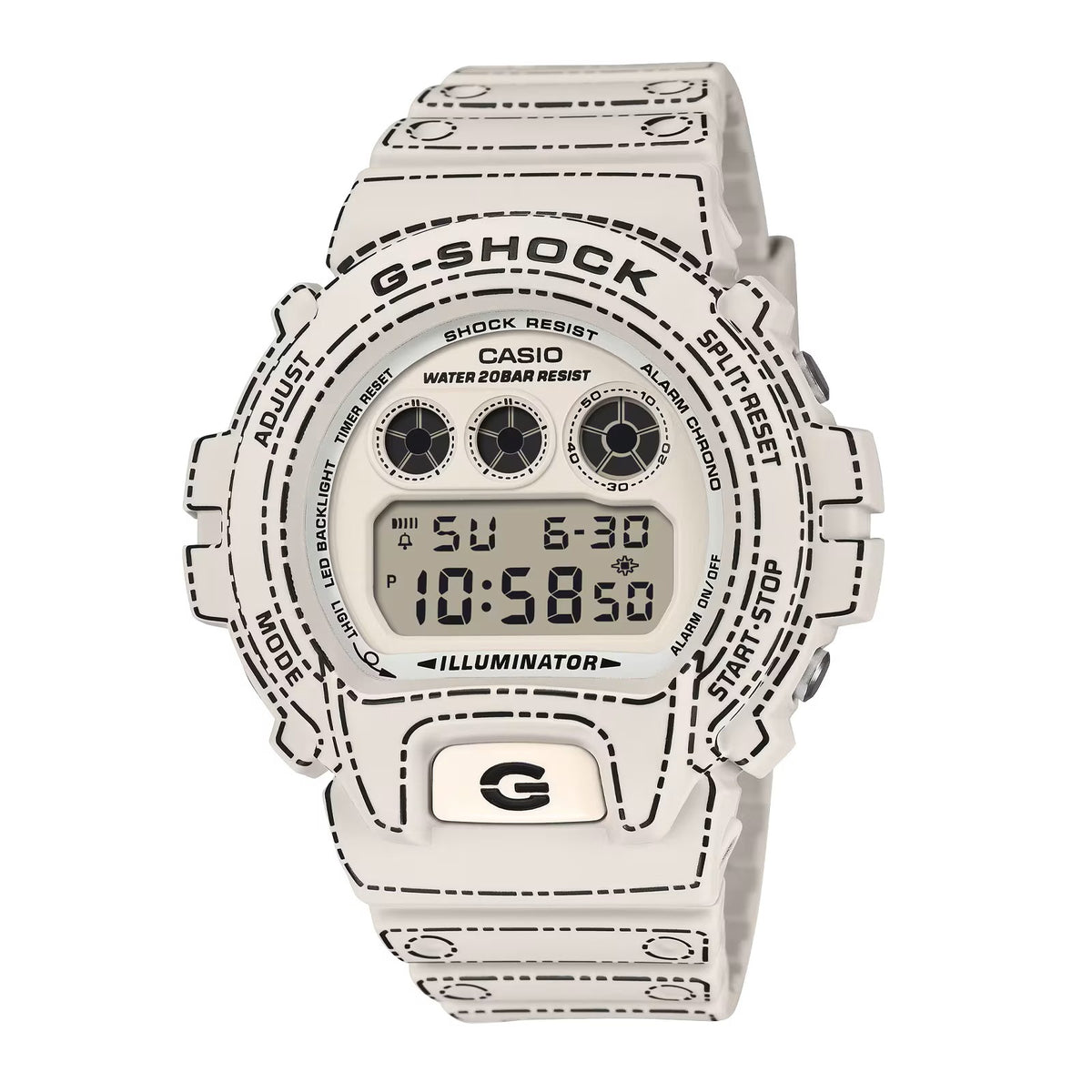 G-SHOCK 6900 Series Origami White DW-6900RGM-5ER
