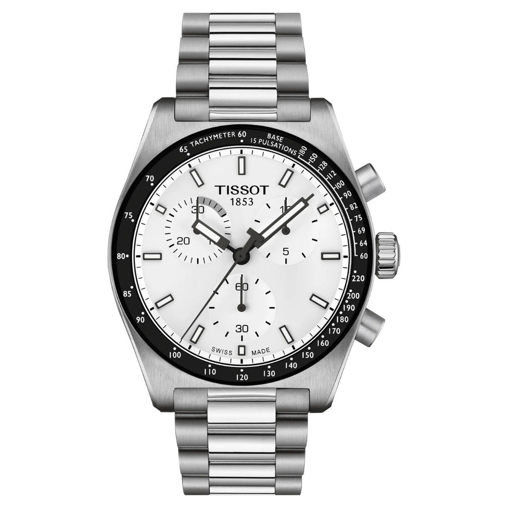 Tissot PR516 Quartz Chronograph Steel 40mm Watch T1494171101100