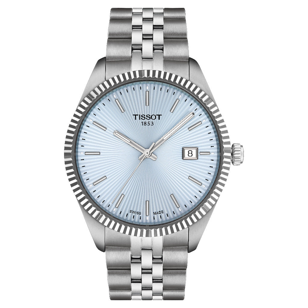 Tissot Ballade Ice Blue Dial Steel 40mm Watch T1564101135100