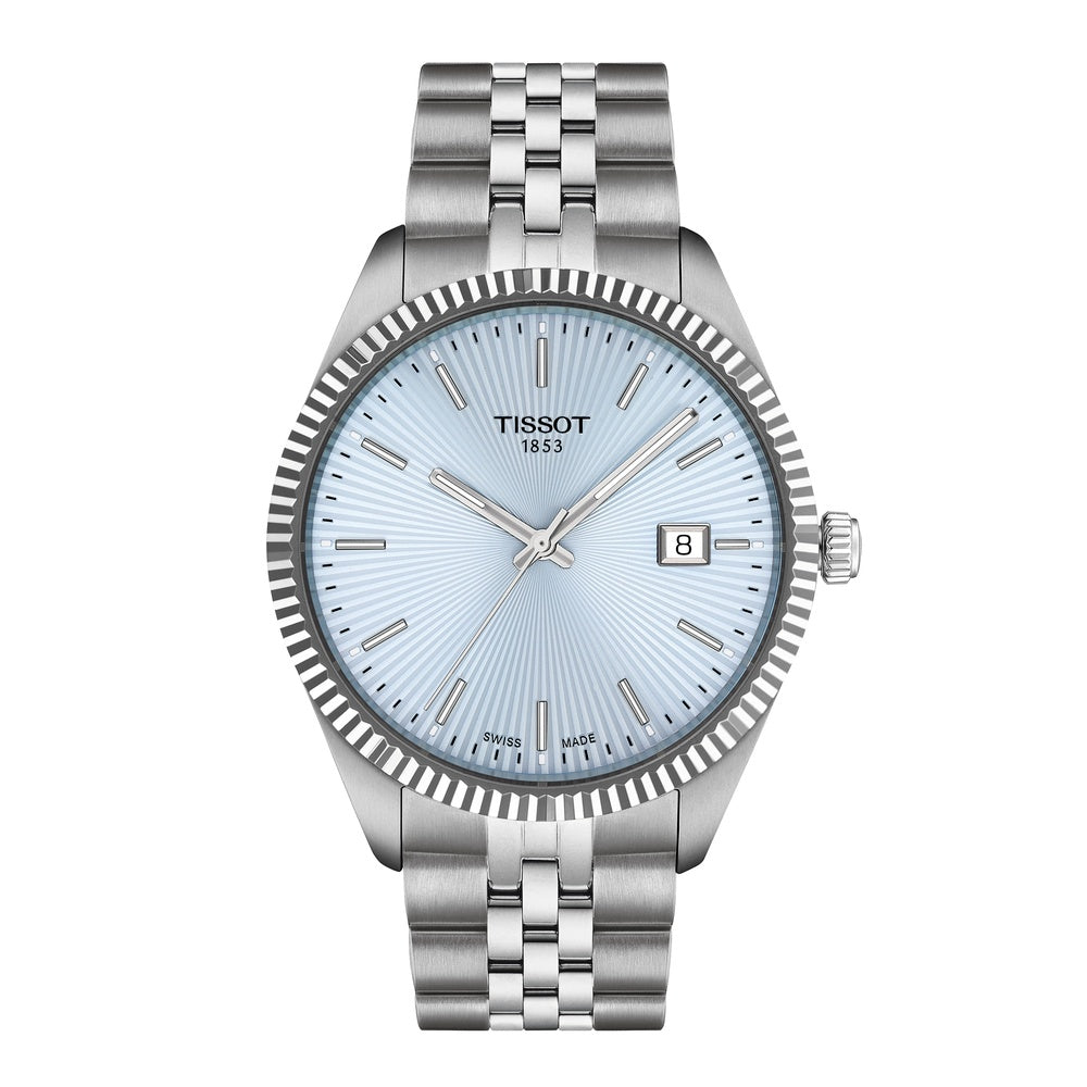 Tissot Ballade Ice Blue Dial Steel 40mm Watch T1564101135100