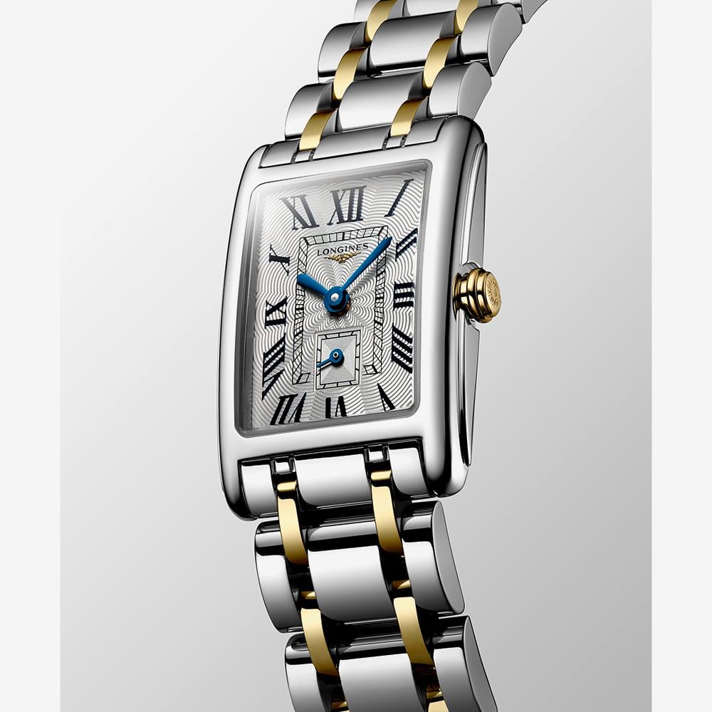 Longines DolceVita Steel & Yellow 32mm Watch L5.255.5.70.7