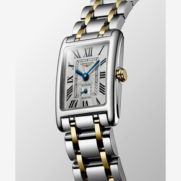 Longines DolceVita Steel & Yellow 32mm Watch L5.255.5.70.7