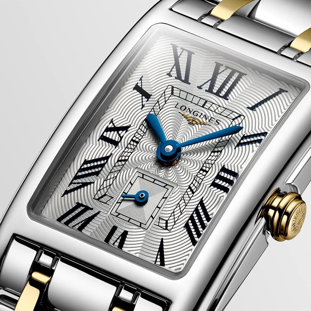 Longines DolceVita Steel & Yellow 32mm Watch L5.255.5.70.7