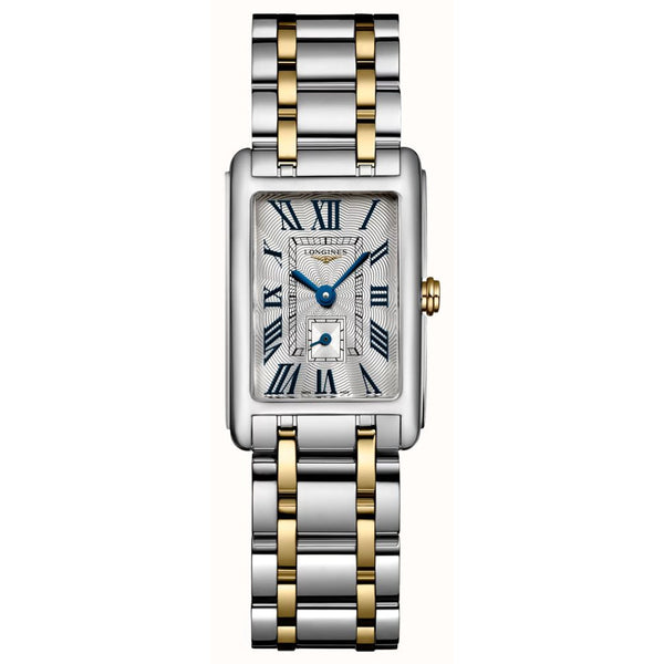 Longines DolceVita Steel & Yellow 32mm Watch L5.255.5.70.7