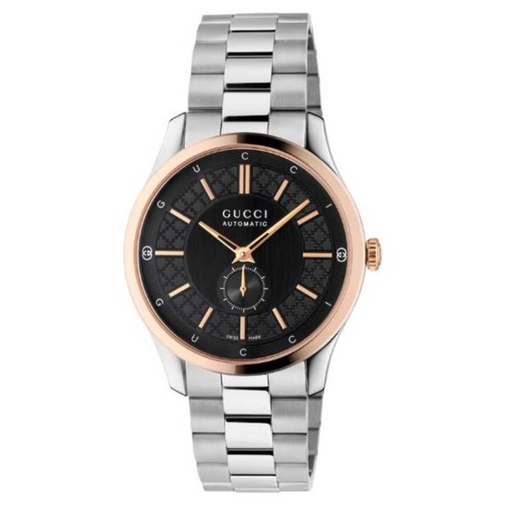 GUCCI G-Timeless Black Dial 40mm, Stainless Steel Watch YA1263003
