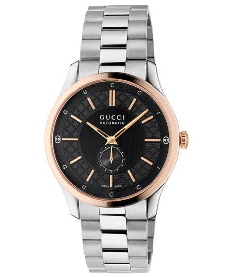 GUCCI G-Timeless Black Dial 40mm, Stainless Steel Watch YA1263003