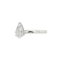 Pear Cut 1.01ct Diamond, Platinum Ring