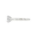 Oval Cut 1.01ct Diamond, Platinum Ring