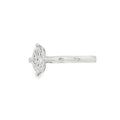 Marquise Cut 0.51ct Diamond, Platinum Ring