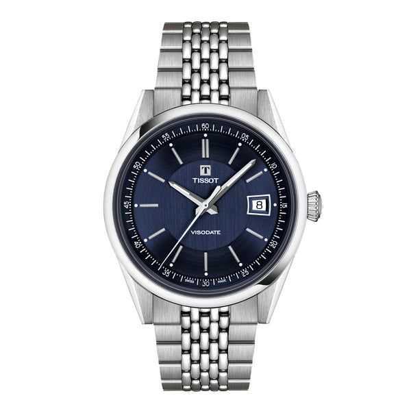 Tissot Visodate Blue Automatic 39mm Watch T1574071104100