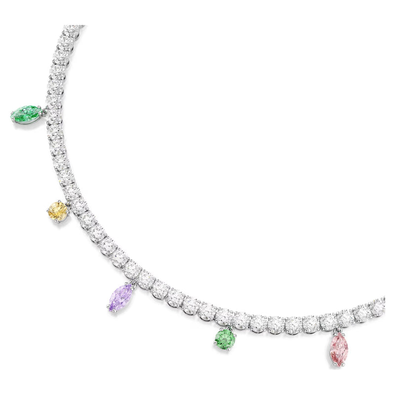 Swarovski Ariana Grande x Mixed cuts, Multicoloured, Rhodium plated Necklace