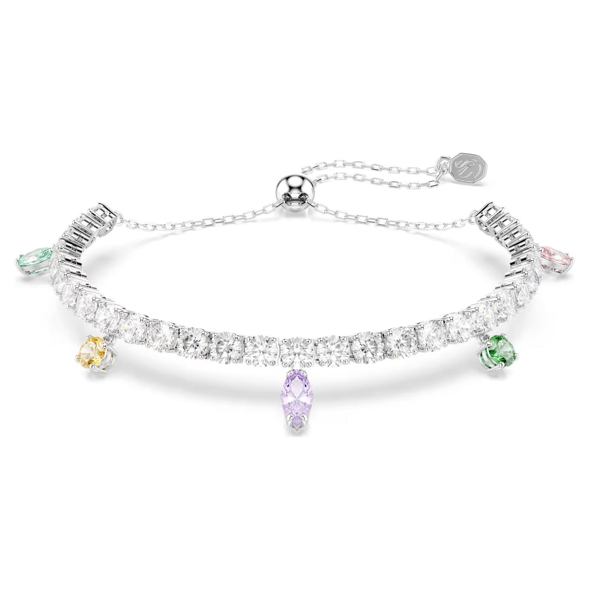 Swarovski Ariana Grande x Mixed cuts, Multicoloured, Rhodium plated bracelet