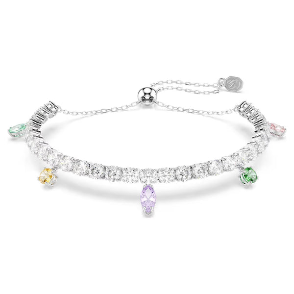 Swarovski Ariana Grande x Mixed cuts, Multicoloured, Rhodium plated bracelet