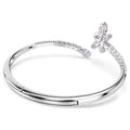 Swarovski Ariana Grande x Mixed cuts, Dragonfly, Multicoloured, Rhodium plated bangle