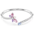 Swarovski Ariana Grande x Mixed cuts, Dragonfly, Multicoloured, Rhodium plated bangle