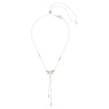 Swarovski Ariana Grande x Mixed cuts, Dragonfly, Multicoloured, Rhodium plated necklace