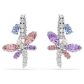 Swarovski Ariana Grande x Mixed cuts, Dragonfly, Multicoloured, Rhodium plated earrings