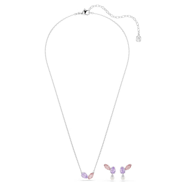 Swarovski Ariana Grande x Mixed cuts, Multicoloured, Rhodium plated set