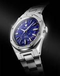 Nivada Grenchen F77 Lapis Lazuli MK2 38mm Watch 68048A77