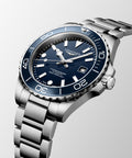 Longines HydroConquest Blue 42mm Steel Bracelet Watch L3.788.4.96.6