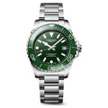 Longines HydroConquest Green 39mm Steel Bracelet Watch L3.779.4.06.6