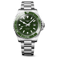 Longines HydroConquest Green 42mm Steel Bracelet Watch L3.788.4.06.6
