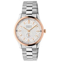 GUCCI G-Timeless Diamantissima Pattern Silver Dial 40mm Watch YA1263004