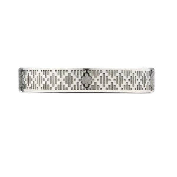 Gucci Diamante 4mm Silver Ring