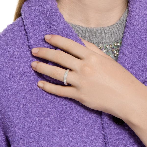 Gucci Diamante 4mm Silver Ring