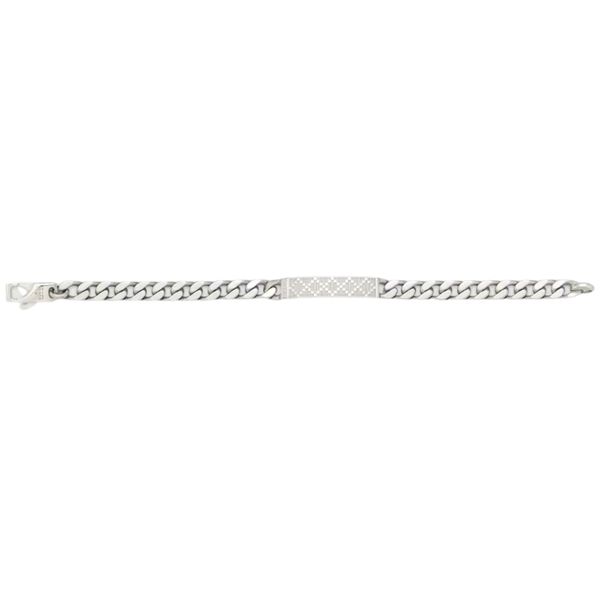 Gucci Diamante Tag Silver Bracelet