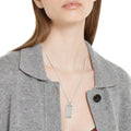Gucci Diamante Tag Silver Pendant