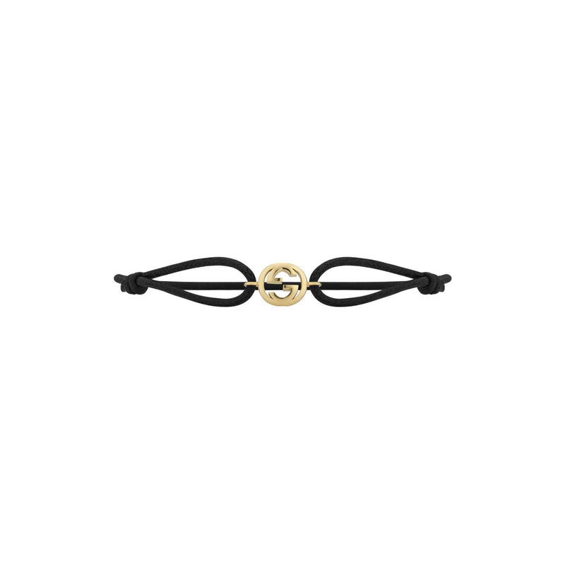 Gucci Interlocking 18ct Yellow Gold Charm Bracelet