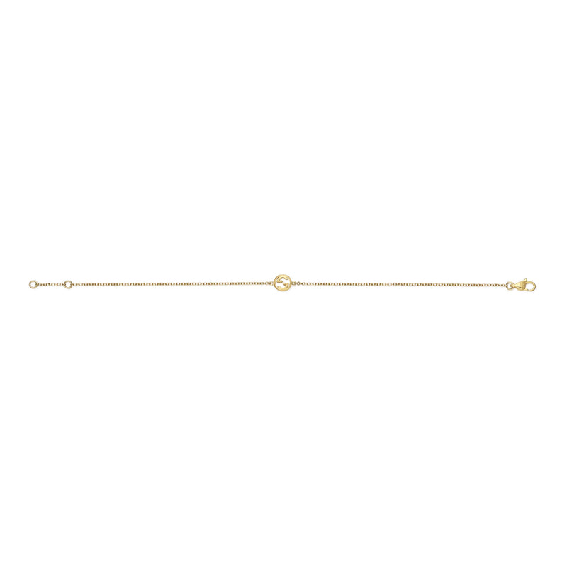 Gucci Interlocking 18ct Yellow Gold Bracelet