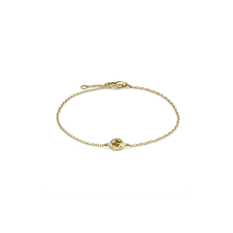 Gucci Interlocking 18ct Yellow Gold Bracelet