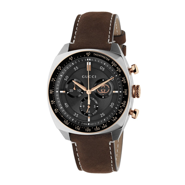 Gucci Interlocking Gents Black & Rose 41mm Watch YA142335