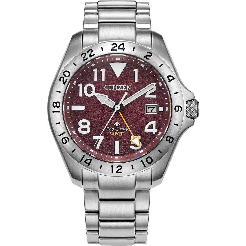 Citizen Promaster Land GMT, 39mm Red Watch BJ7150-50W