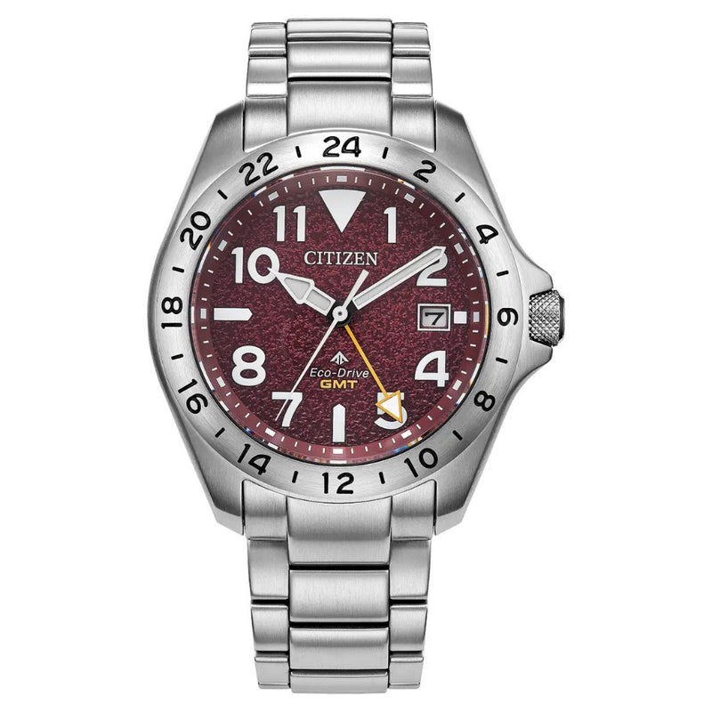 Citizen Promaster Land GMT, 39mm Red Watch BJ7150-50W