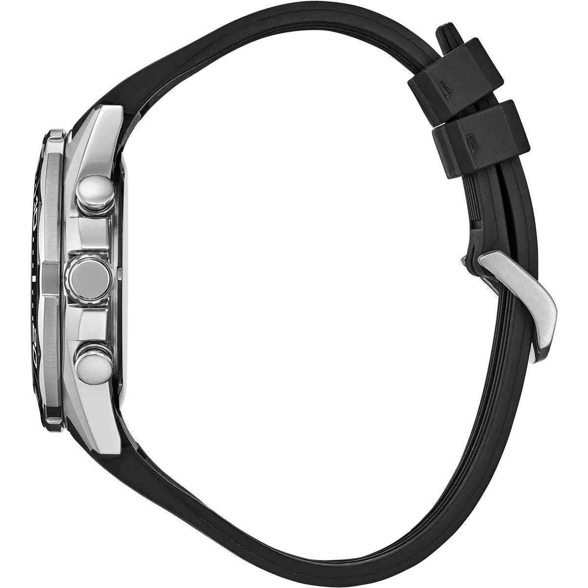 Citizen Eco-Drive Chronograph Sport, 43mm Black Rubber Strap Watch CA4730-08E