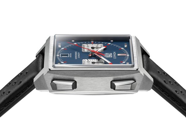 Tag Heuer Monaco Chronograph Titanium Blue 39mm Automatic Watch CDW2181.FC8360