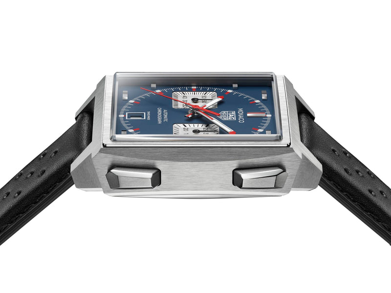 Tag Heuer Monaco Chronograph Titanium Blue 39mm Automatic Watch CDW2181.FC8360