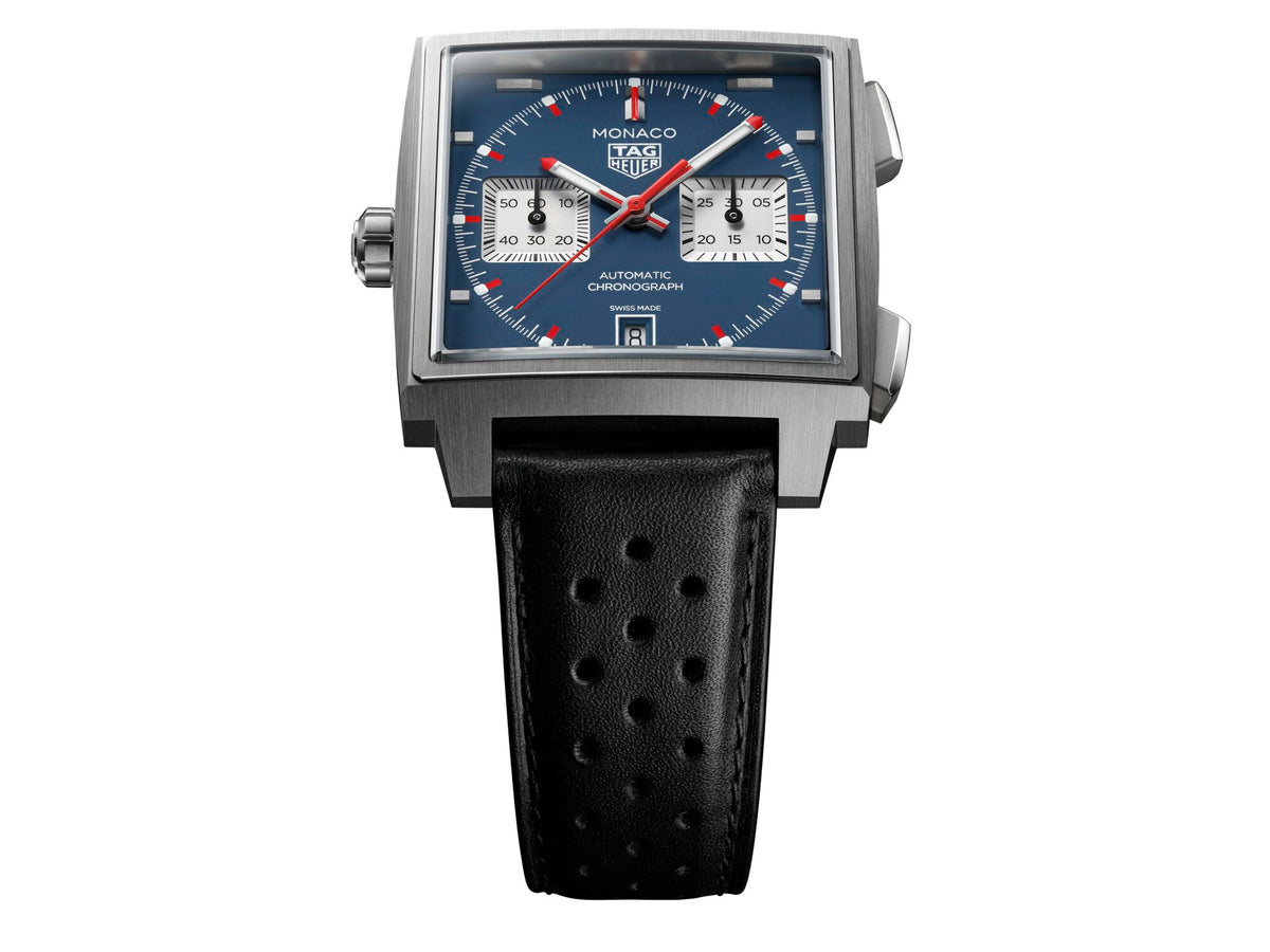 Tag Heuer Monaco Chronograph Titanium Blue 39mm Automatic Watch CDW2181.FC8360