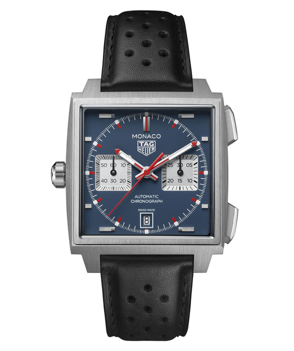 Tag Heuer Monaco Chronograph Titanium Blue 39mm Automatic Watch CDW2181.FC8360