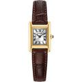 Citizen Eco-Drive Fio Roma, 24x17mm Gold & Brown Watch EG2797-13A