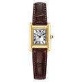 Citizen Eco-Drive Fio Roma, 24x17mm Gold & Brown Watch EG2797-13A