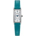 Citizen Eco-Drive Fio, 14x30mm Silver & Teal Watch EG7120-00A