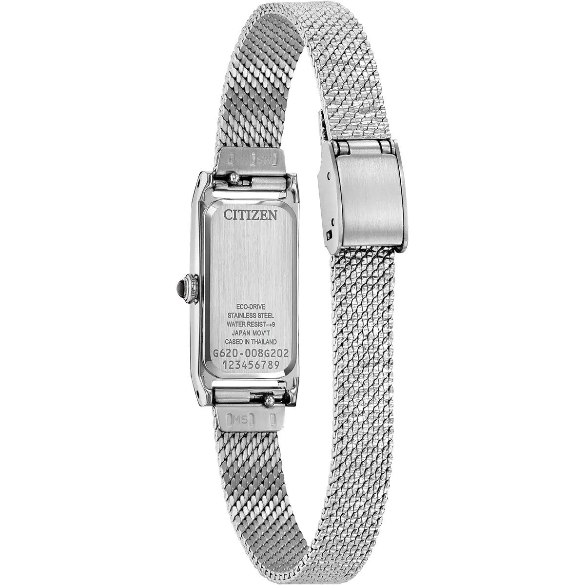 Citizen Eco-Drive Fio, 14x30mm Silver Watch EG7120-51A