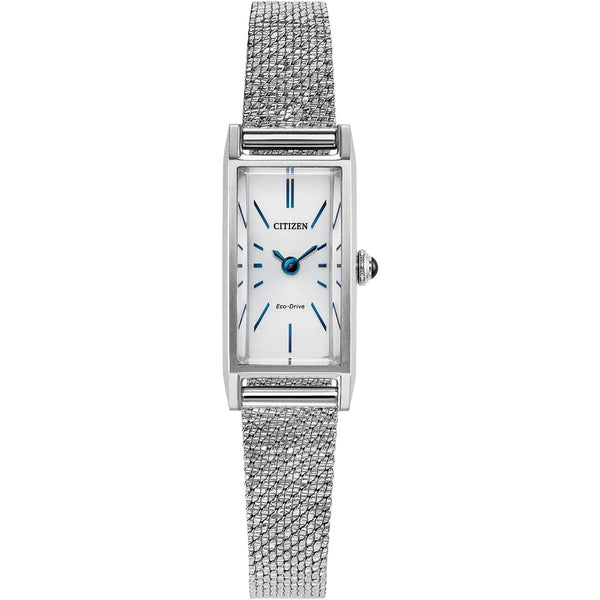 Citizen Eco-Drive Fio, 14x30mm Silver Watch EG7120-51A
