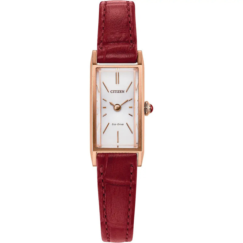 Citizen Eco-Drive Fio, 14x30mm Rose & Red Watch EG7123-01A