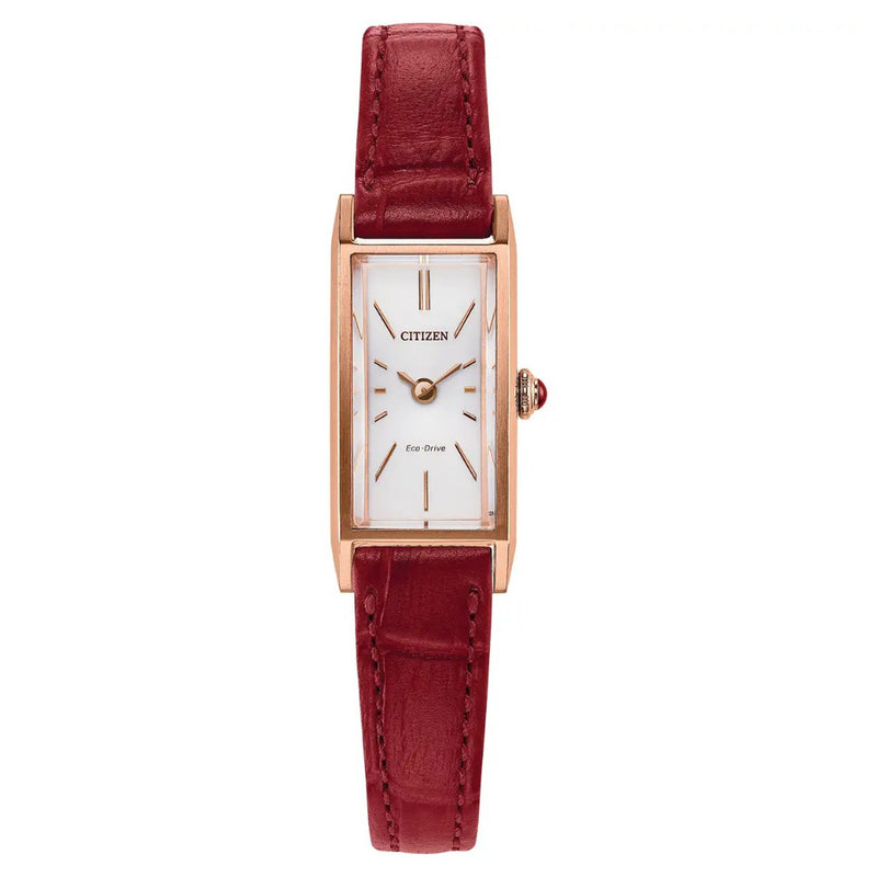 Citizen Eco-Drive Fio, 14x30mm Rose & Red Watch EG7123-01A