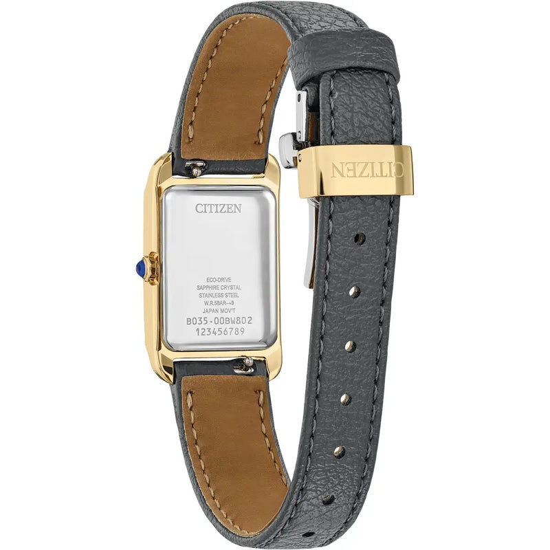 Citizen Eco-Drive L Bianca, 32.5mm Gold & Grey Watch EW5622-09P
